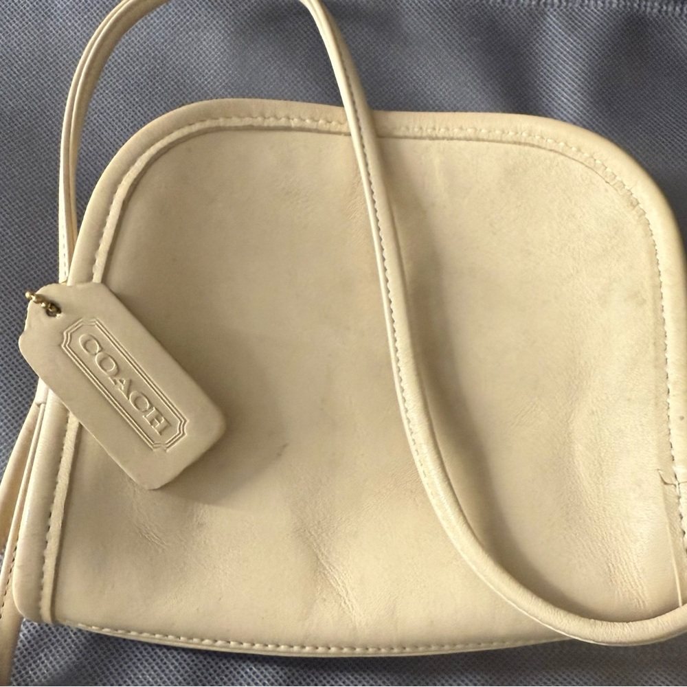 Coach Ivory Leather Crossbody Bag